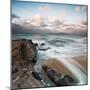 Water Rushing over Golden Sand-Trigger Image-Mounted Photographic Print