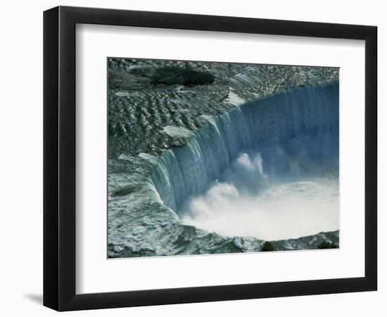 Water Rushing over Horseshoe Falls-Ron Watts-Framed Photographic Print