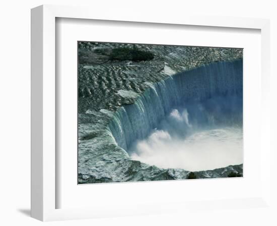 Water Rushing over Horseshoe Falls-Ron Watts-Framed Photographic Print