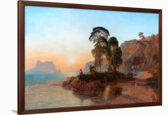 Water Scene, 1858-Thomas Danby-Framed Giclee Print