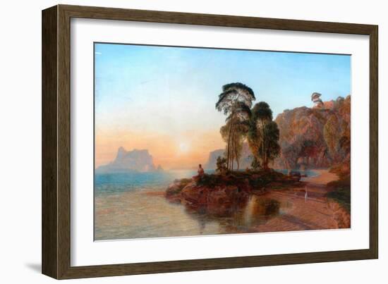 Water Scene, 1858-Thomas Danby-Framed Giclee Print