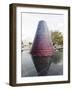 Water Sculpture, Parque Das Nacoes, Site of the World Exhibition Expo 98, Lisbon, Portugal-Axel Schmies-Framed Photographic Print