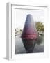 Water Sculpture, Parque Das Nacoes, Site of the World Exhibition Expo 98, Lisbon, Portugal-Axel Schmies-Framed Photographic Print