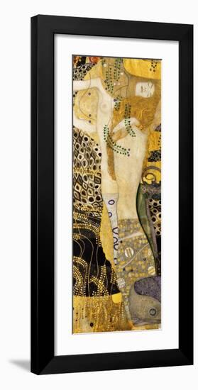 Water Serpents I-Gustav Klimt-Framed Art Print