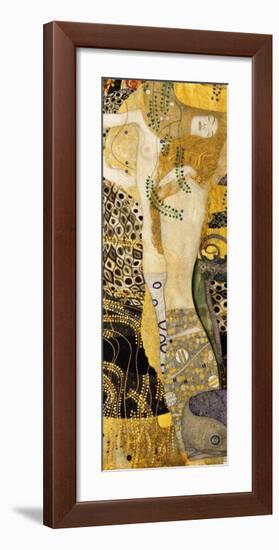 Water Serpents I-Gustav Klimt-Framed Art Print