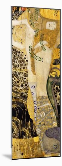 Water Serpents I-Gustav Klimt-Mounted Art Print