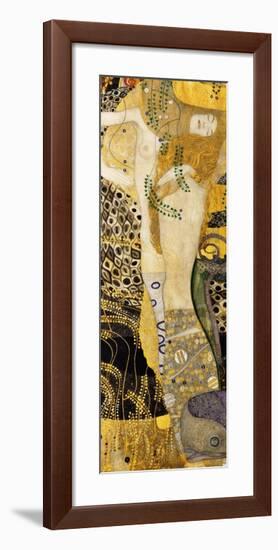 Water Serpents I-Gustav Klimt-Framed Art Print