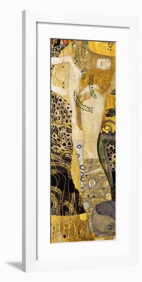 Water Serpents I-Gustav Klimt-Framed Art Print