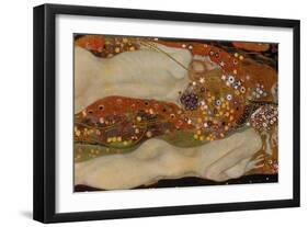 Water Serpents II, 1904-07-Gustav Klimt-Framed Premium Giclee Print