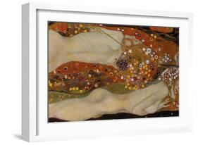 Water Serpents II, 1904-07-Gustav Klimt-Framed Premium Giclee Print