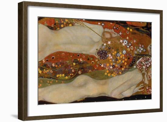 Water Serpents II, 1904-07-Gustav Klimt-Framed Giclee Print