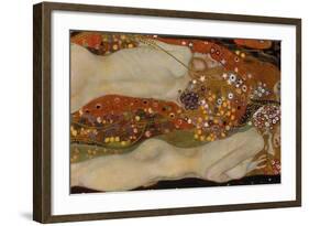 Water Serpents II, 1904-07-Gustav Klimt-Framed Giclee Print