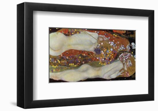 Water Serpents II, 1907-Gustav Klimt-Framed Giclee Print