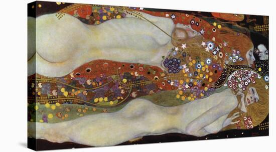 Water Serpents II, 1907-Gustav Klimt-Stretched Canvas