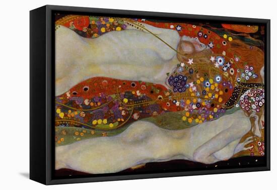 Water Serpents II, c.1907-Gustav Klimt-Framed Stretched Canvas