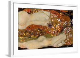 Water Serpents II, (Friends) 1904-07-Gustav Klimt-Framed Giclee Print