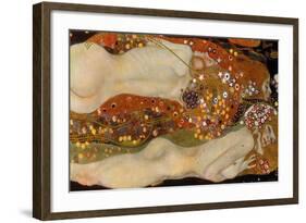 Water Serpents II, (Friends) 1904-07-Gustav Klimt-Framed Giclee Print