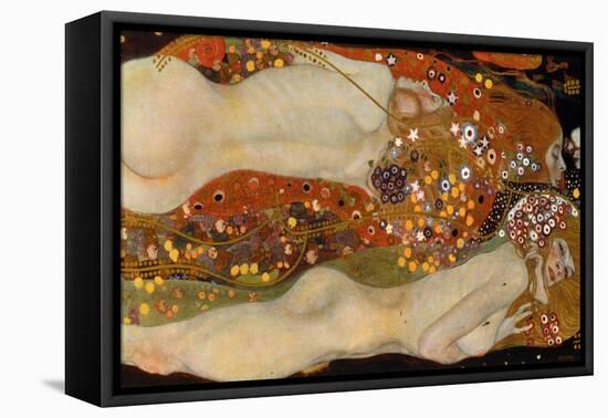 Water Serpents II, (Friends) 1904-07-Gustav Klimt-Framed Stretched Canvas