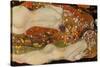 Water Serpents II, (Friends) 1904-07-Gustav Klimt-Stretched Canvas