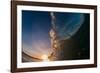 Water shot of a tubing wave off a Hawaiian beach-Mark A Johnson-Framed Photographic Print