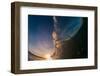 Water shot of a tubing wave off a Hawaiian beach-Mark A Johnson-Framed Photographic Print