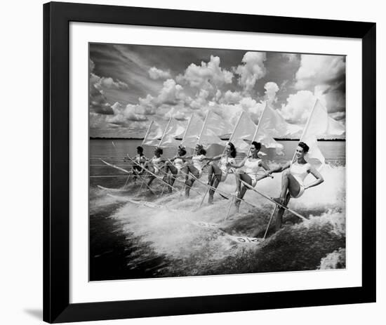 Water Ski Parade-The Chelsea Collection-Framed Giclee Print