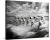 Water Ski Parade-The Chelsea Collection-Stretched Canvas