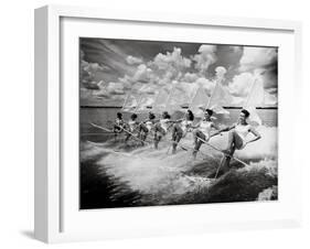 Water Ski Parade-The Chelsea Collection-Framed Art Print