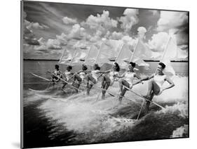 Water Ski Parade-The Chelsea Collection-Mounted Art Print