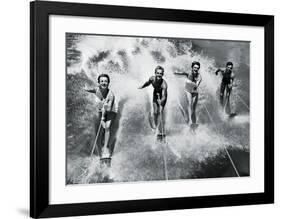 Water Ski Splash-The Chelsea Collection-Framed Art Print