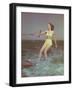 Water Skier at Cypress Gardens Resort Near Winter Haven, Florida-null-Framed Photographic Print