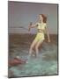 Water Skier at Cypress Gardens Resort Near Winter Haven, Florida-null-Mounted Photographic Print