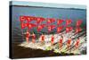 Water Skiers, Cypress Gardens, Florida-null-Stretched Canvas