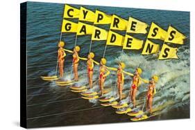 Water Skiers, Cypress Gardens, Florida-null-Stretched Canvas