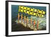 Water Skiers, Cypress Gardens, Florida-null-Framed Art Print