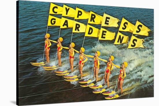 Water Skiers, Cypress Gardens, Florida-null-Stretched Canvas