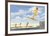 Water Skiers, Cypress Gardens, Florida-null-Framed Art Print