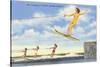 Water Skiers, Cypress Gardens, Florida-null-Stretched Canvas