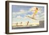 Water Skiers, Cypress Gardens, Florida-null-Framed Art Print