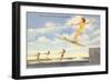 Water Skiers, Cypress Gardens, Florida-null-Framed Art Print