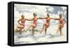 Water Skiers, Florida-null-Framed Stretched Canvas