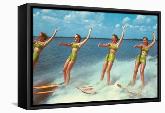 Water Skiers, Florida-null-Framed Stretched Canvas