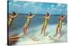 Water Skiers, Florida-null-Stretched Canvas