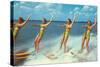 Water Skiers, Florida-null-Stretched Canvas