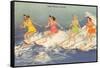 Water Skiers, Florida-null-Framed Stretched Canvas