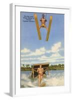 Water Skiers, Florida-null-Framed Art Print