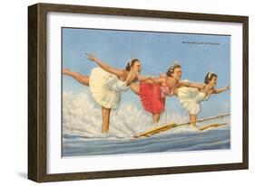 Water Skiers, Florida-null-Framed Art Print