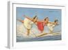 Water Skiers, Florida-null-Framed Art Print