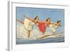 Water Skiers, Florida-null-Framed Art Print