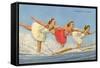 Water Skiers, Florida-null-Framed Stretched Canvas